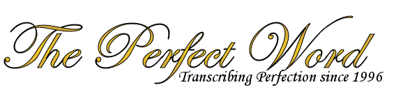 The Perfect Word Header